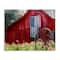 Stupell Industries Red Barn with American Flag Canvas Wall Art